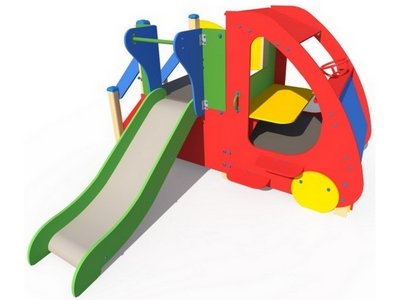 Детский игровой комплекс Машинка с горкой ДИФ 01280